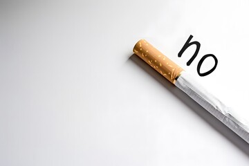 Rejecting Tobacco with a No Symbol on World No Tobacco Day