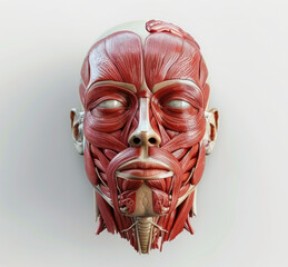 Realistic Human Facial Muscles Anatomy

