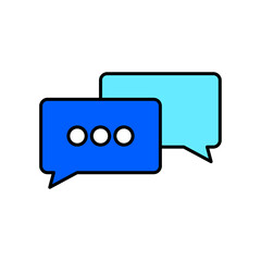 Icon a communication, isolated against a clean background.