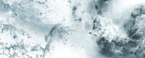 Deep Blue Universe with Enigmatic Nebula and Captivating Swirling Motion

