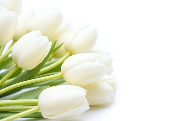 bunch of white flowers sitting on top of a table