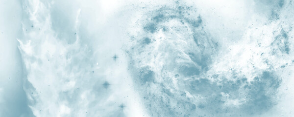 Fototapeta premium Luminous Cosmic Vortex with Ethereal Nebula and Fluid, Artistic Motion