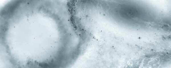 Deep Space Abstract with Turbulent Blue Nebula and Celestial Glow

