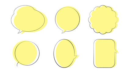 可愛いフレームセット　イエロー