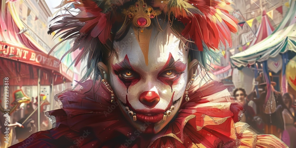 Poster immerse yourself in the excitement of carnivals with captivating imagery