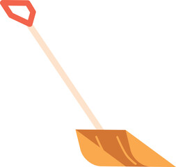 Spade to clean snowy street