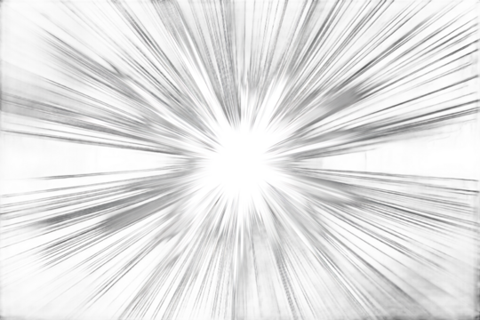 A bright white light emitting radiating beams on a black background creating a starburst effect