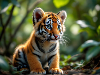 Obraz premium tiger in the zoo