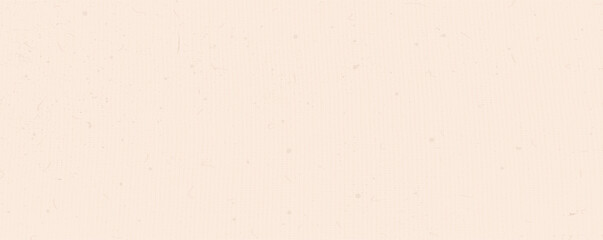 Textured craft paper. Mulberry washi. Natural peach beige fiber background. Recycled rice paper print. Vector nude colors surface. Vintage cream backdrop.