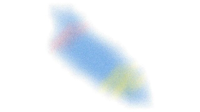 Aruba outline map animation with flag colors
