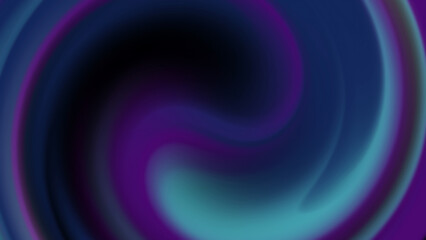 Purple and blue swirls create a hypnotic abstract design