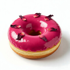 Hibiscus Glazed Donut