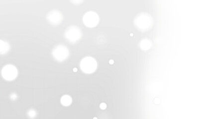 white gradient background features several bright circular light spots