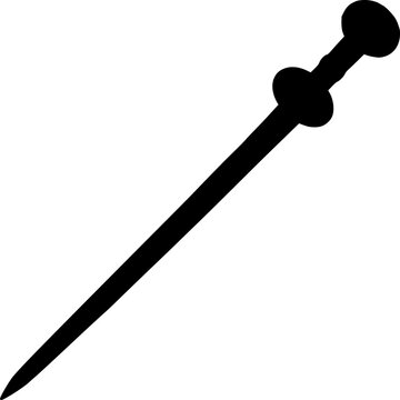 recommend clip art: Dagger silhouette