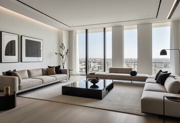 A living room filled with furniture and a flat screen television.