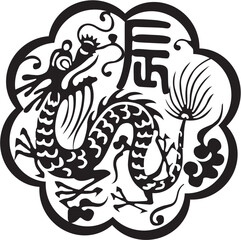 asian zodiac vector