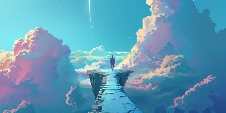 Aim high and reach for your goals with inspiring visual narratives