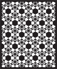 decorative vector panel laser cut