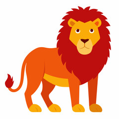 Fototapeta premium Lion vector illustration 