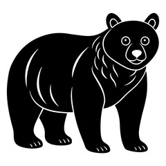 Fototapeta premium Bear vector illustration 