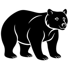 Obraz premium Bear vector illustration 