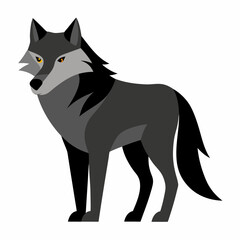 Fototapeta premium Wolf vector illustration 