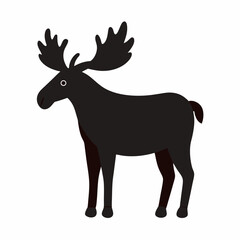 Fototapeta premium moose vector illustration 