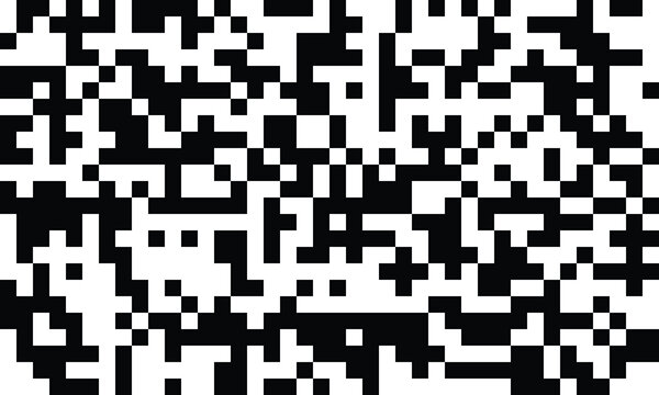 The vector illustration presents a black and white QR code, designed with precision for digital scanning, enhancing modern technology and seamless access to online information efficiently.

