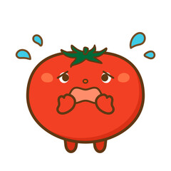 焦るトマトのキャラクター