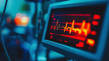 Heart rate monitor vital signs ekg machine medical device technology