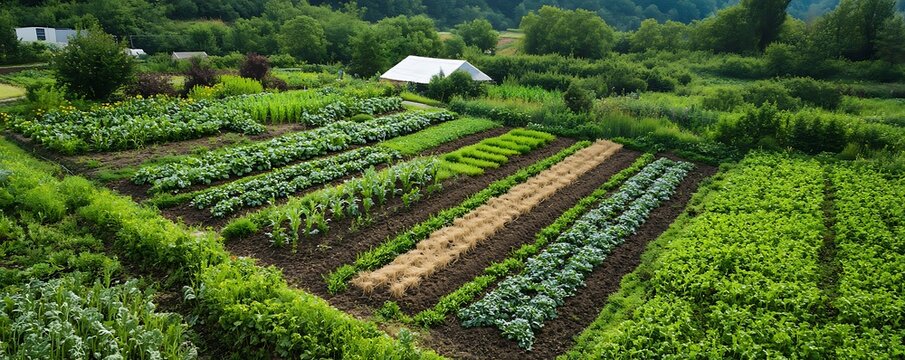 Eco-friendly farming method combining no-till and regenerative techniques to restore land and enhance soil productivity