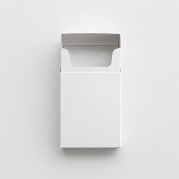 A mock cigarette box isolated on white