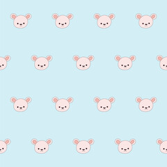 Baby Clothing Textile Seamless Swatch Background. Hand Drawn Doodle Funny Cute Infant Fabric Pattern. Cute Kawaii Whimsical Wrapping, Wallpaper Nursery Design. Vintage Elegant Retro Style. Nappy Cover