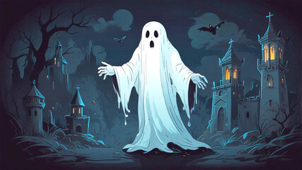 A picture of a ghost,