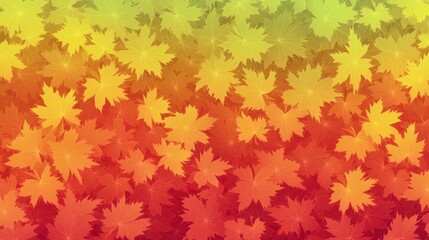 Maple leaves in fall colors make up this pattern background image. Perfect as backdrop for autumn or Thanksgiving themed designs.