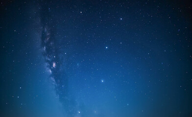 Obraz premium deep navy blue night sky background