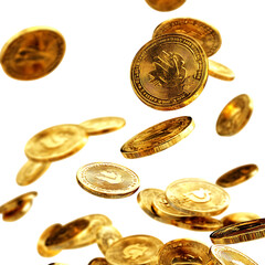 golden coins