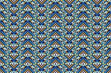 Sacral tribal ethnic motifs geometric vector background. Beautiful gypsy geometric shapes sprites tribal motifs clothing fabric textile print traditional design with triangles