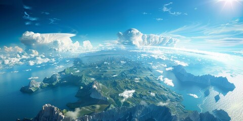 Explore the world's wonders: dynamic imagery of breathtaking sightseeing