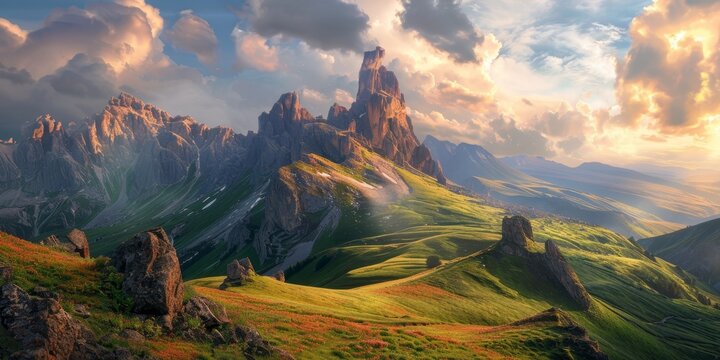 Journey to enchanting landscapes: dynamic imagery of captivating travel experiences