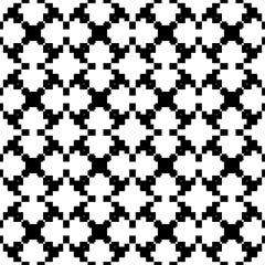 black and white seamless pattern  textile tile vintage circel .