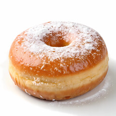 donut on white background