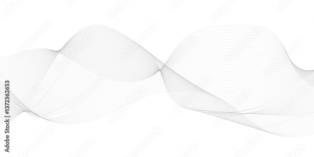 Poster abstract technology particles gradient flowing dynamic wave doted and halftone lines background. fut