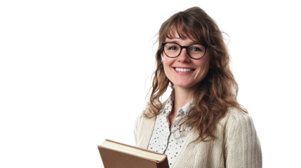 Inspiring primary school teacher smiling in classroom environment educational content positive vibes