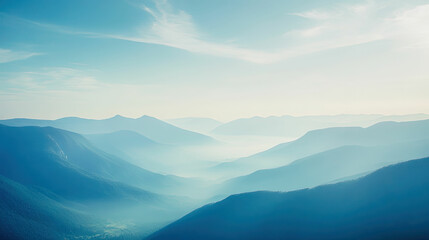 Aerial view of mountain range scenic beauty landscape travel tourism