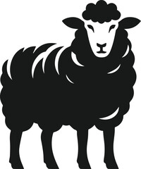 Sheep animal vector silhouette