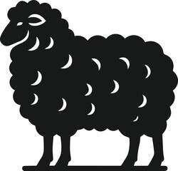 Sheep animal vector silhouette