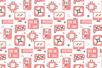 Computer Hardware Pattern