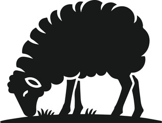 Sheep animal vector silhouette