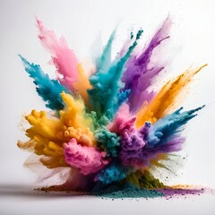 Colorful Powder Explosion